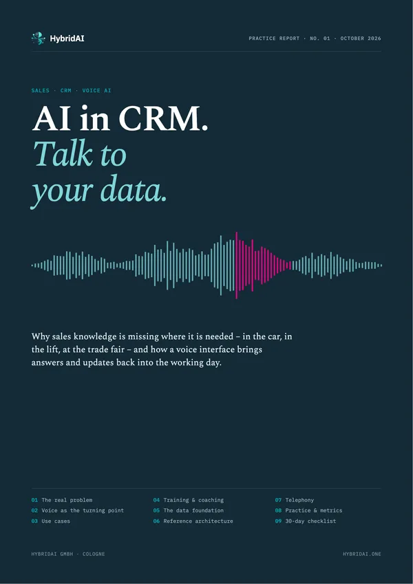 Rapport « L'IA dans le CRM 2026 »